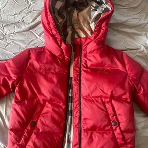 12 Month Authentic Burberry Puffer Coat